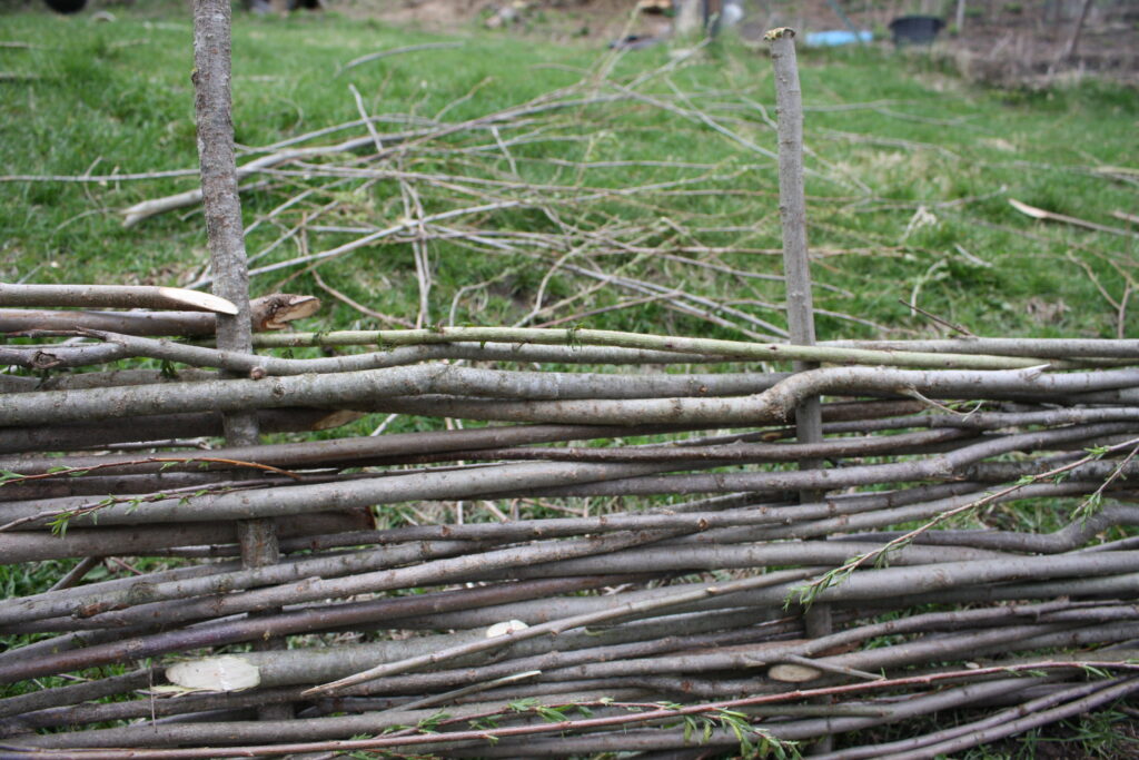 wattle fence