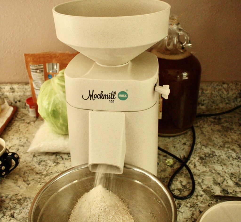 electric bread mill milling flour